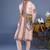 Ahad pink kurta 1 jacket set