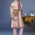 Ahad pink kurta 1 jacket set