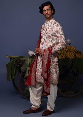 Rehan ivory kurta set 4