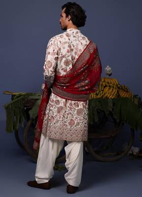 Rehan ivory kurta set 5