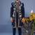 Maahir cocktail navy blue kurta 1 jacket set