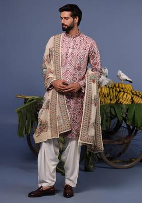 Tapish pink kurta set 2
