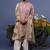 Tapish pink kurta set