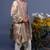 Tapish pink kurta set