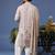 Umair cream kurta set