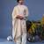 Umair cream kurta set