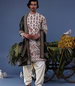 Ruhaan ivory kurta set