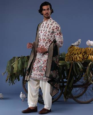 Ruhaan ivory kurta set 2