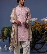 Feroz pink kurta set