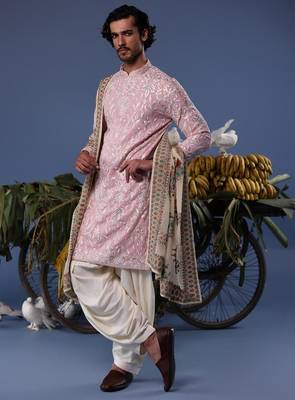 Feroz pink kurta set 5