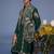 Azan pichwai zari bottle green kurta set