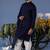 Daniyaal navy blue kurta set