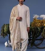 Arham cream kurta set