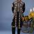 Zubir pichwai zari black kurta 1 jacket set