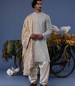 Ali blue kurta set