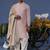 Basir pink kurta set