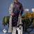 Mihir blue kurta set