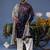 Mihir blue kurta set