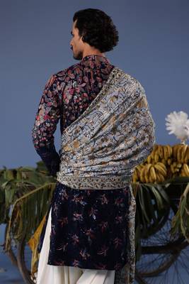 Mihir blue kurta set 5