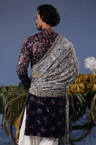 Mihir blue kurta set