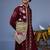 musaafir wine kurta 1 jacket set
