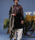 Siyah black kurta set
