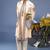 Musaafir cream kurta 1 jacket set