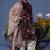 Kaif giraffe wine kurta set