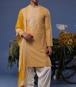 Shehroz haldi kurta set