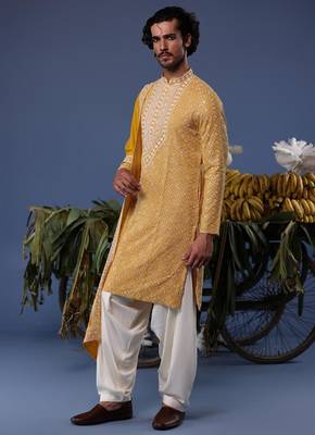 Shehroz haldi kurta set 2