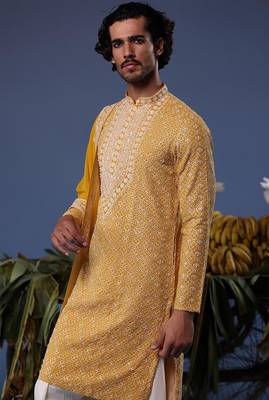 Shehroz haldi kurta set 3