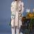 Jihan cocktail ivory kurta 1 jacket set