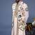 Jihan cocktail ivory kurta 1 jacket set