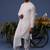 Hamza ivory kurta set