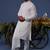 Hamza ivory kurta set
