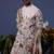 Jibran giraffe ivory kurta set