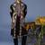 Kais wild grace black kurta 1 jacket set