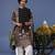 Kayan black kurta set
