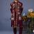 Kainaat wine kurta 1 jacket set