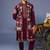 Kainaat wine kurta 1 jacket set