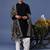 Kashif black kurta set