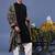 Kashif black kurta set