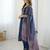 Women's Gorgeous Chanderi Silk Embroidery Straight Kurta with Pant and Dupatta Set