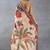 Beige bright moss printed saree