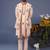 Gauhar macaw pink kurta 1 jacket set