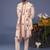 Gauhar macaw pink kurta 1 jacket set