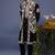 Talha pichwai resham black kurta 1 jacket set