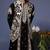 Talha pichwai resham black kurta 1 jacket set