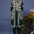 Haiz pichwai resham bottle green kurta 1 jacket set