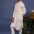 Hayan pichwai resham ivory kurta 1 jacket set